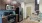 a kitchen with black appliances